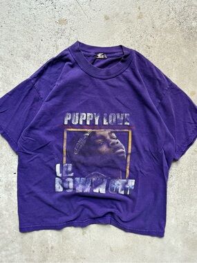 Vintage Lil Bow Wow Puppy Love 2001 Y2K Men’s Purple Rap Tee M 20x24.5